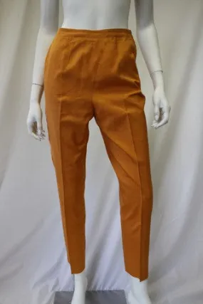 1960s EMILIO PUCCI Orange Silk Capris