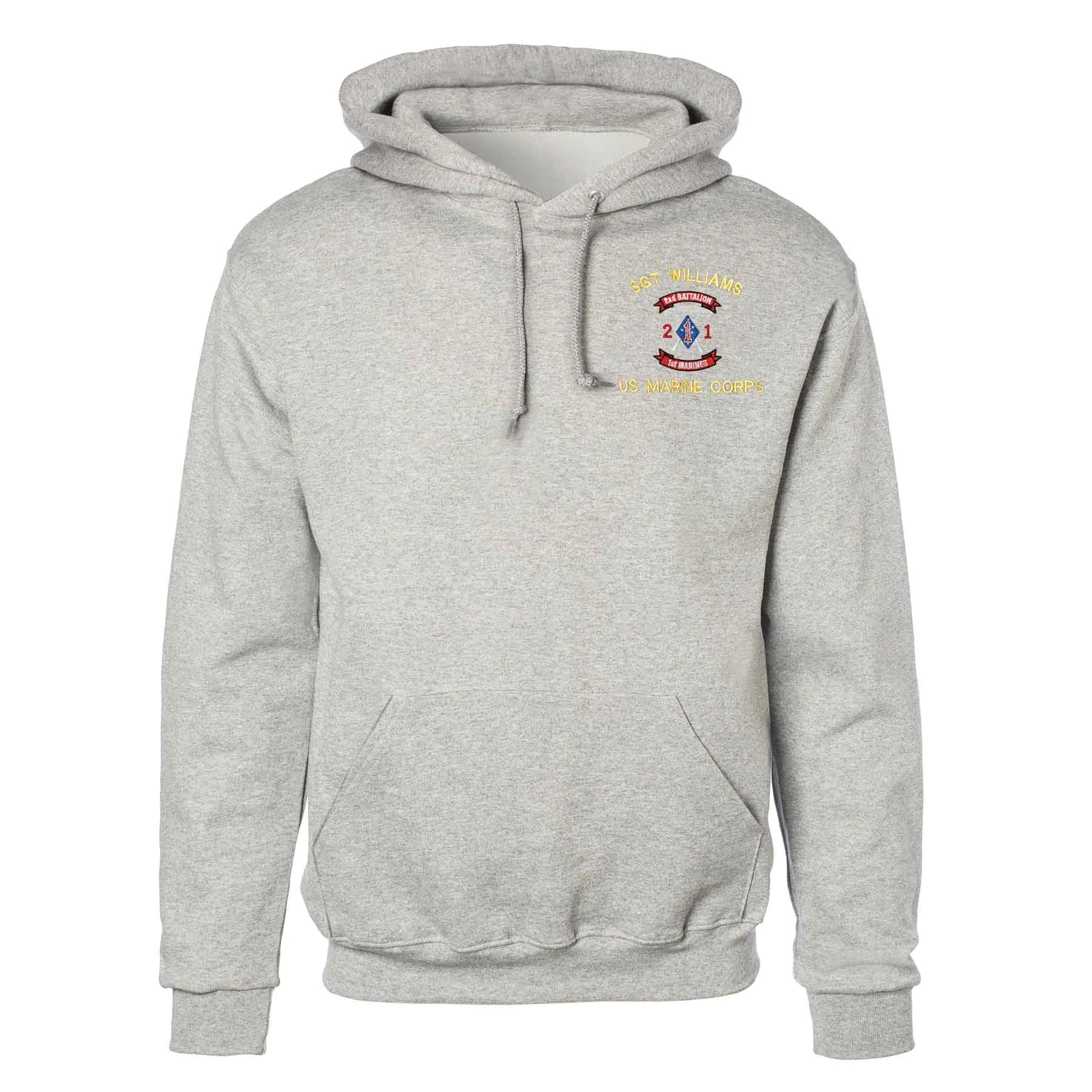 2nd Battalion 1st Marines Embroidered Hoodie