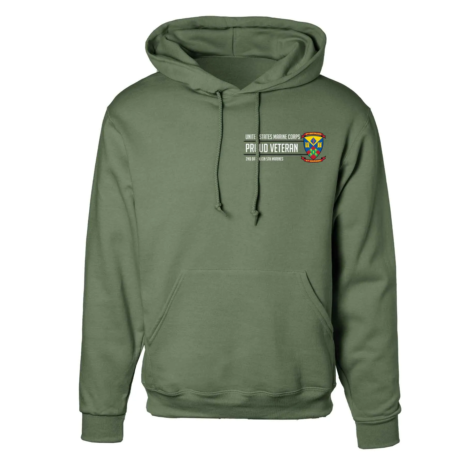 2nd Battalion 5th Marines Proud Veteran Hoodie