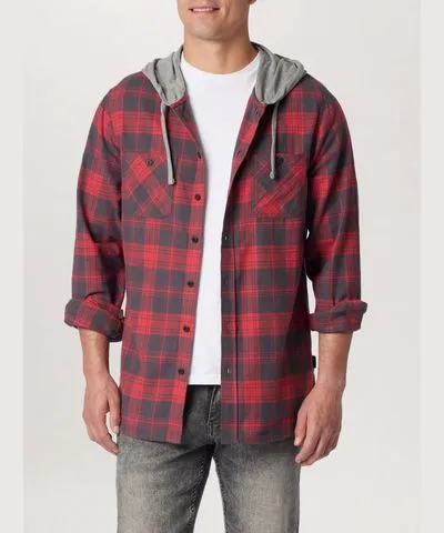 8/4/2023 Switchback Flannel Hoodie for Young Men | UNIONBAY