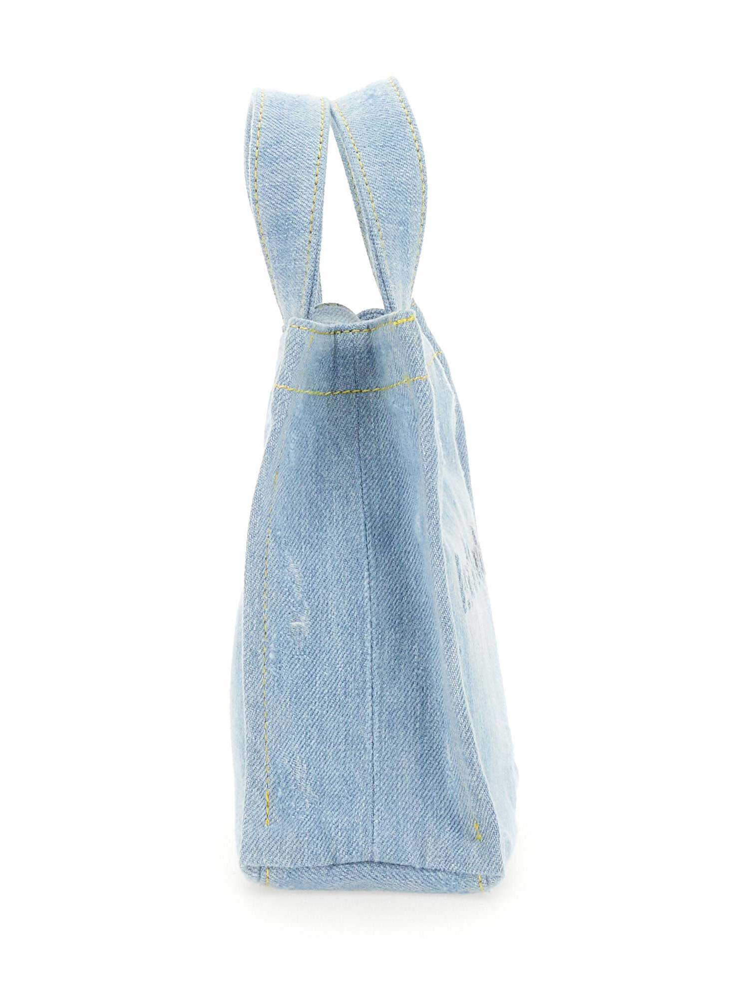 ACNE STUDIOS    MINI DENIM SHOPPER BAG WITH LOGO