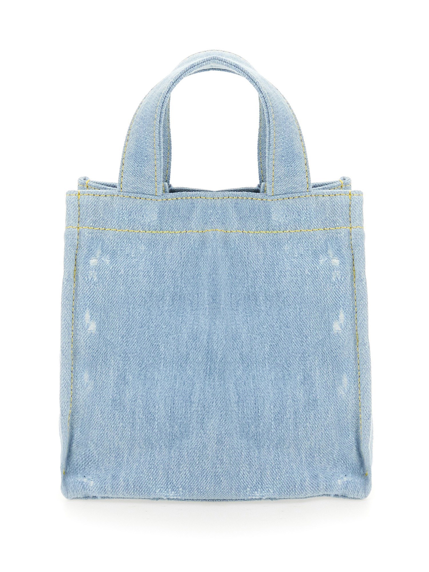 ACNE STUDIOS    MINI DENIM SHOPPER BAG WITH LOGO