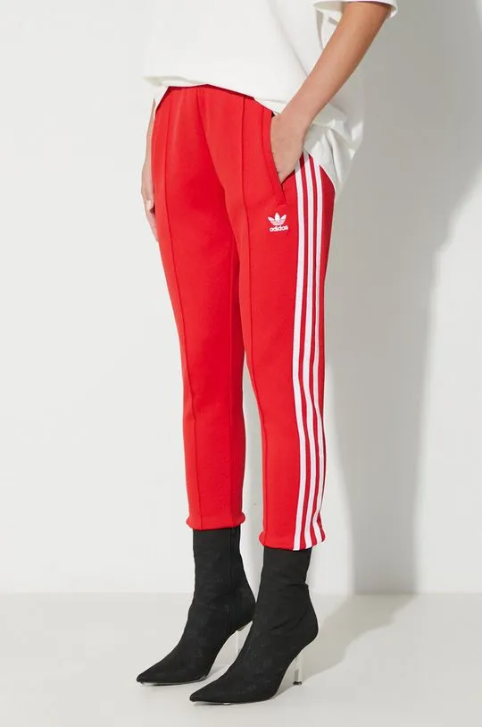 adidas Originals joggers SST Classic TP red color IK6603