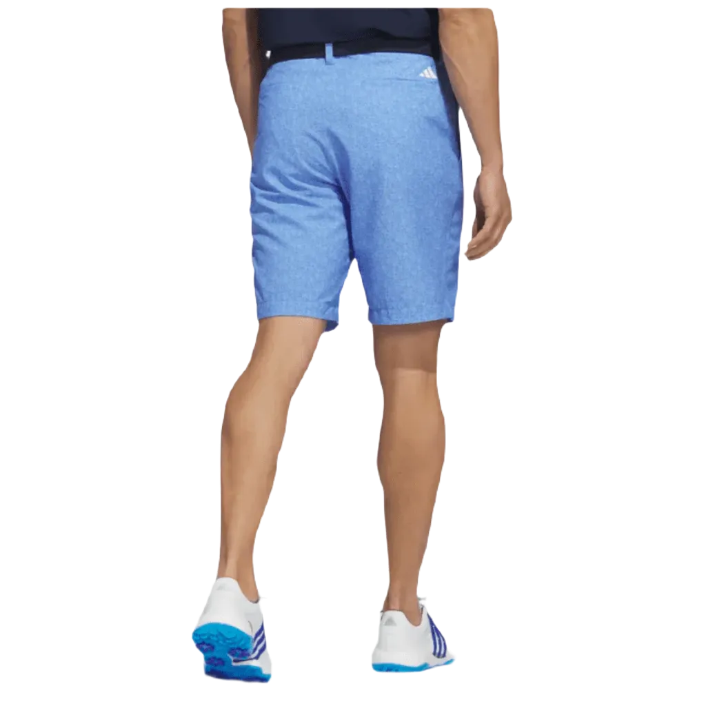 Adidas Ultimate365 9-Inch Printed Golf Shorts - Blue