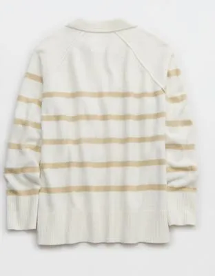 Aerie Unreal Polo Sweater-