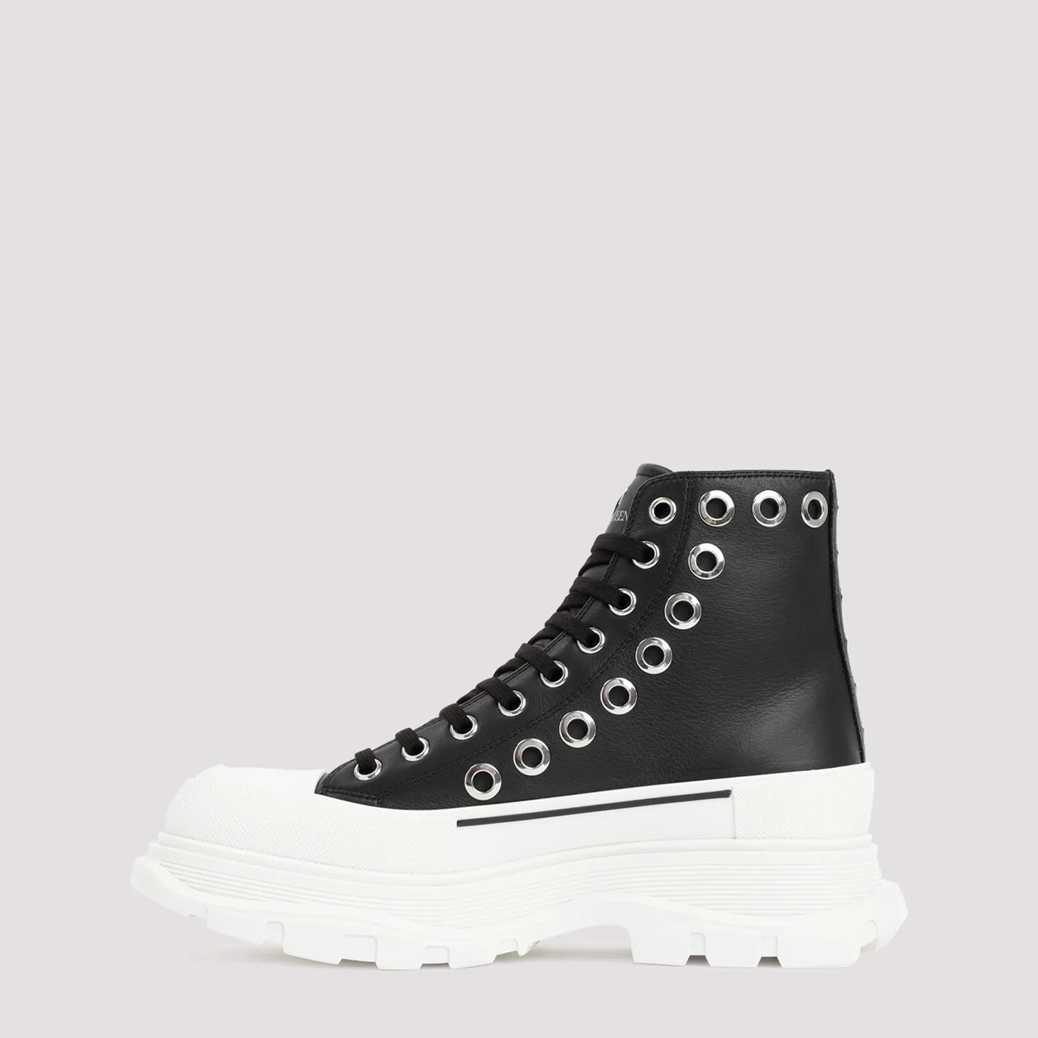 ALEXANDER MCQUEEN Modern Men's Leather Boots for SS23