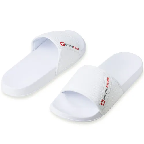 Alpine Swiss Mens Athletic Comfort Slide Sandals House Shoes Slippers