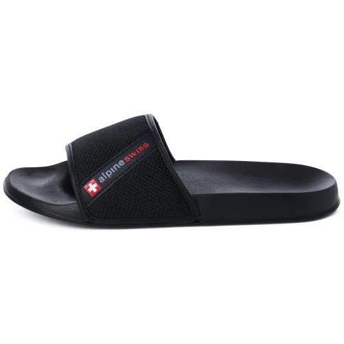 Alpine Swiss Mens Athletic Comfort Slide Sandals House Shoes Slippers