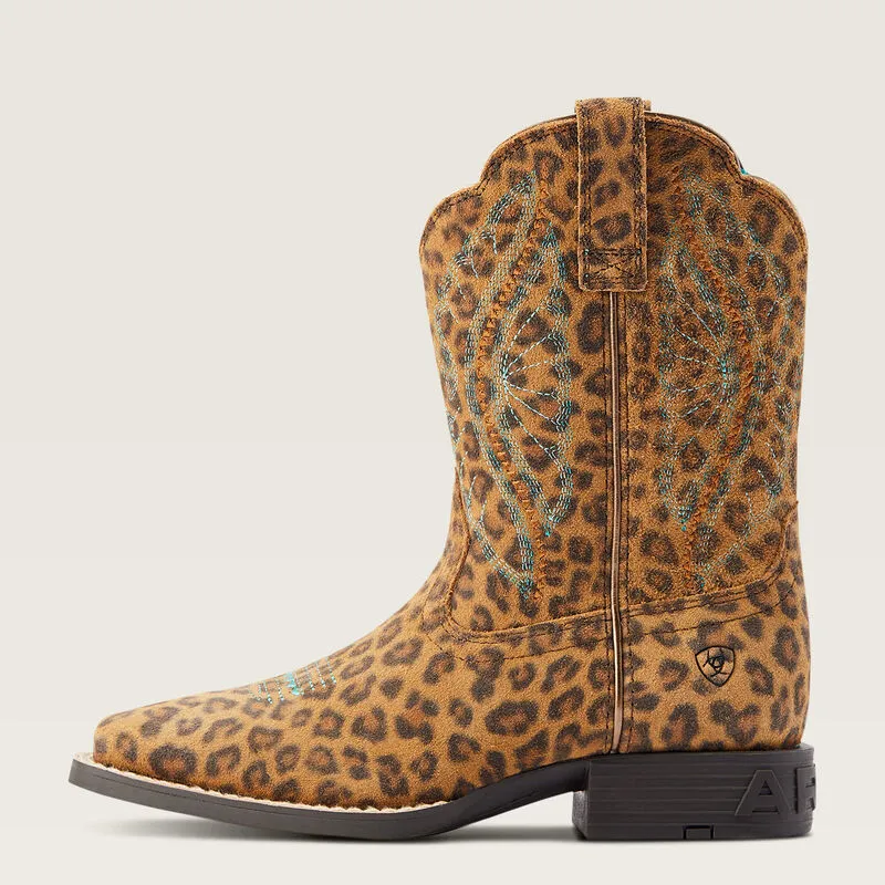 ARIAT KIDS PRIMTIME FADED LEOPARD PRINT BOOT: 10044422