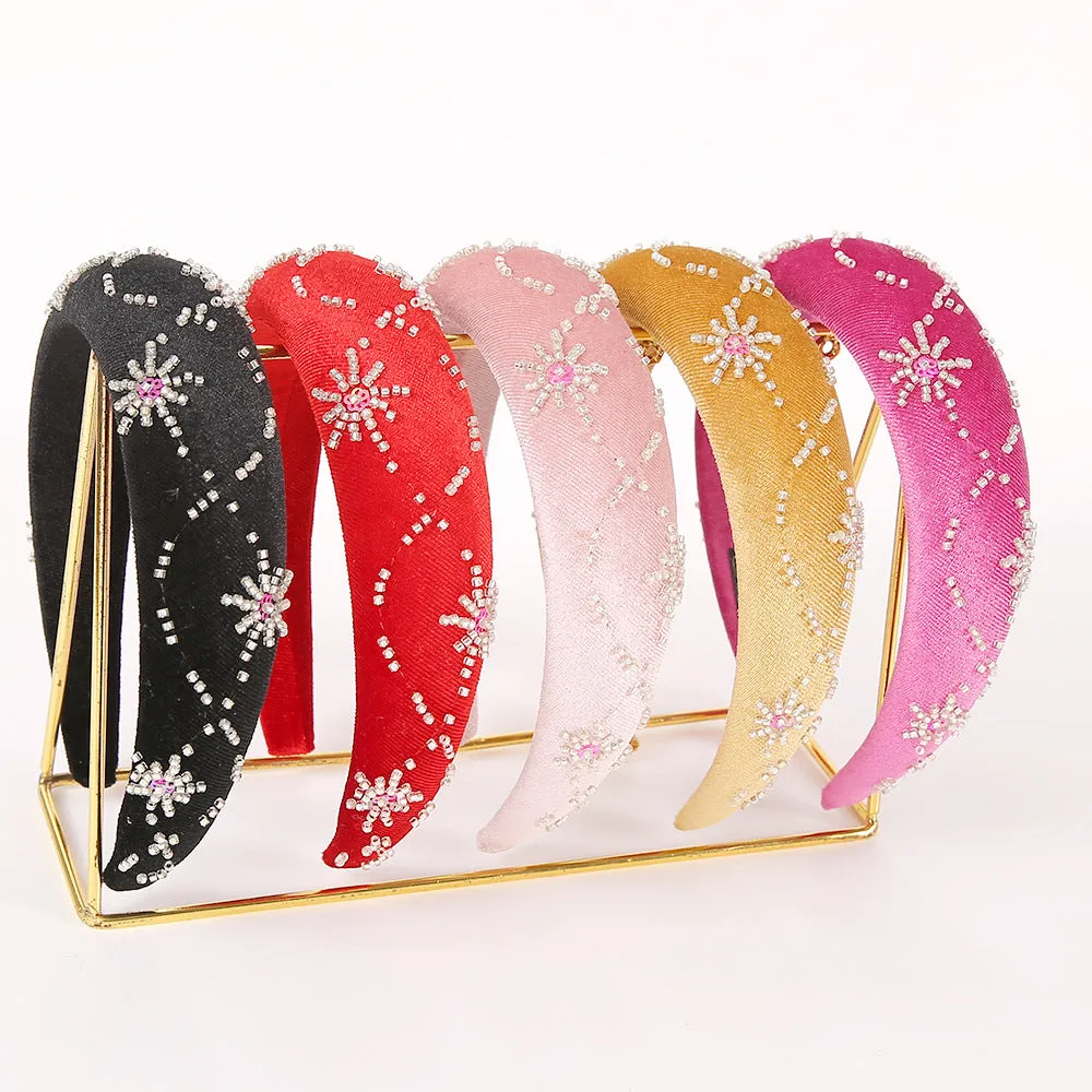 Avery Christmas Designer Headband in Red