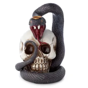 Backflow Incense Burner - Snake and Skull  BACK63