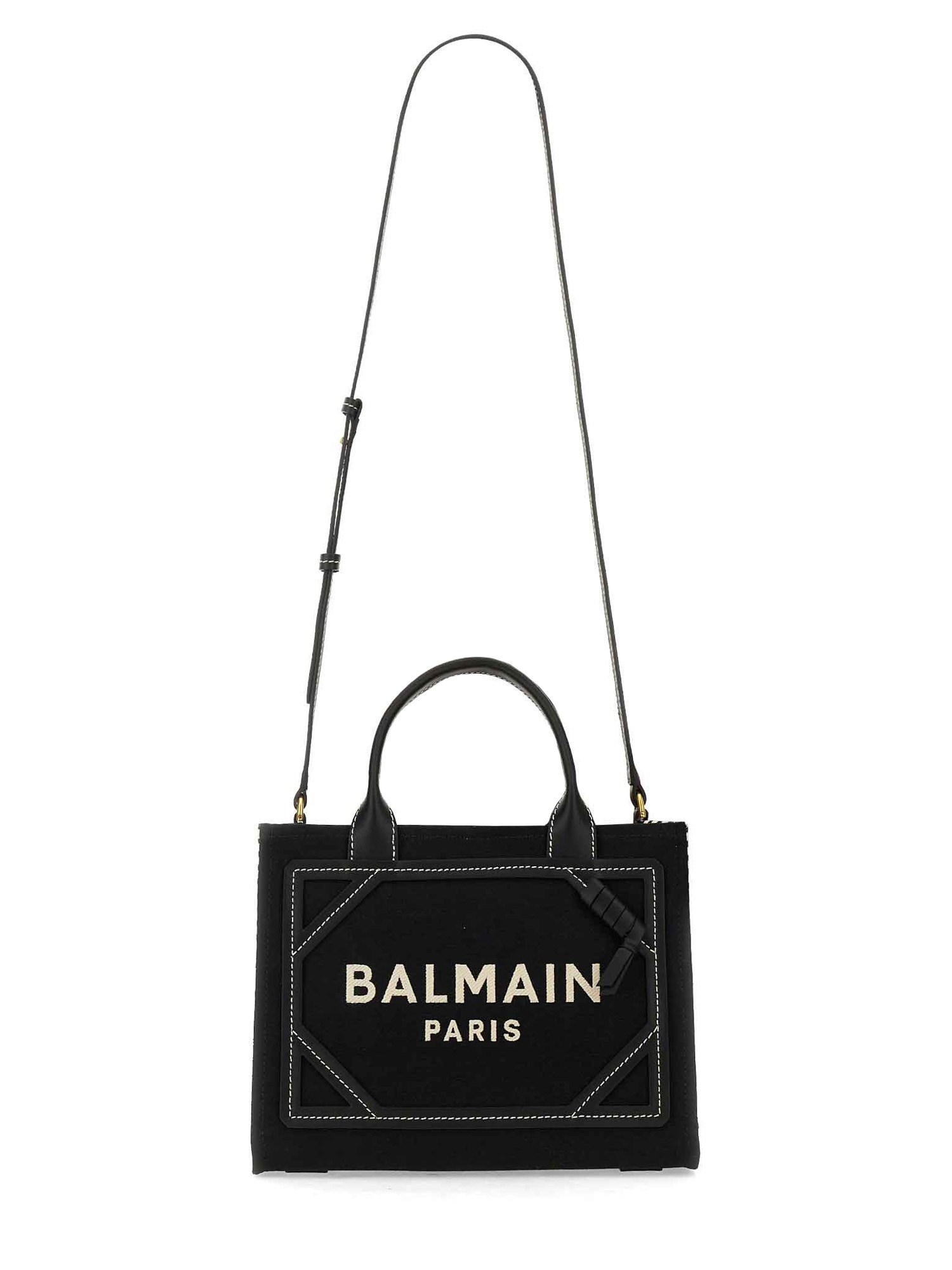 BALMAIN    B-ARMY CANVAS SHOPPER BAG