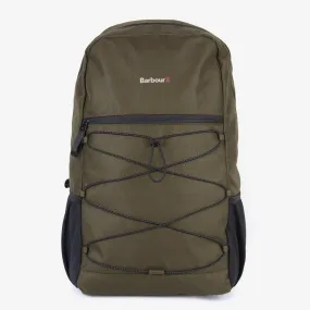 Barbour Arwin Canvas Explorer Backpack in Olive/Black