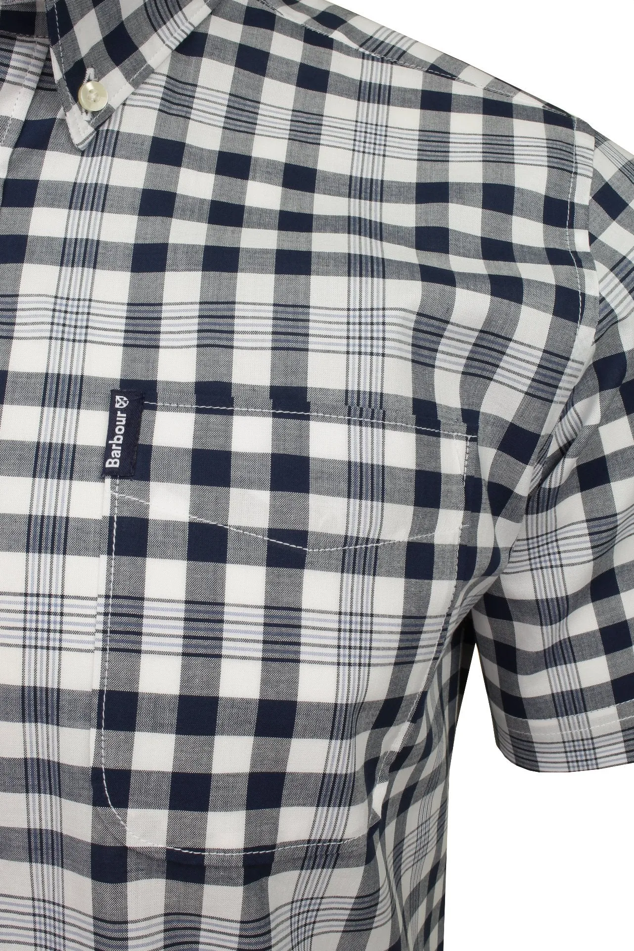 Barbour Men's Gingham 26 Tailored Shirt - Short Sleeved