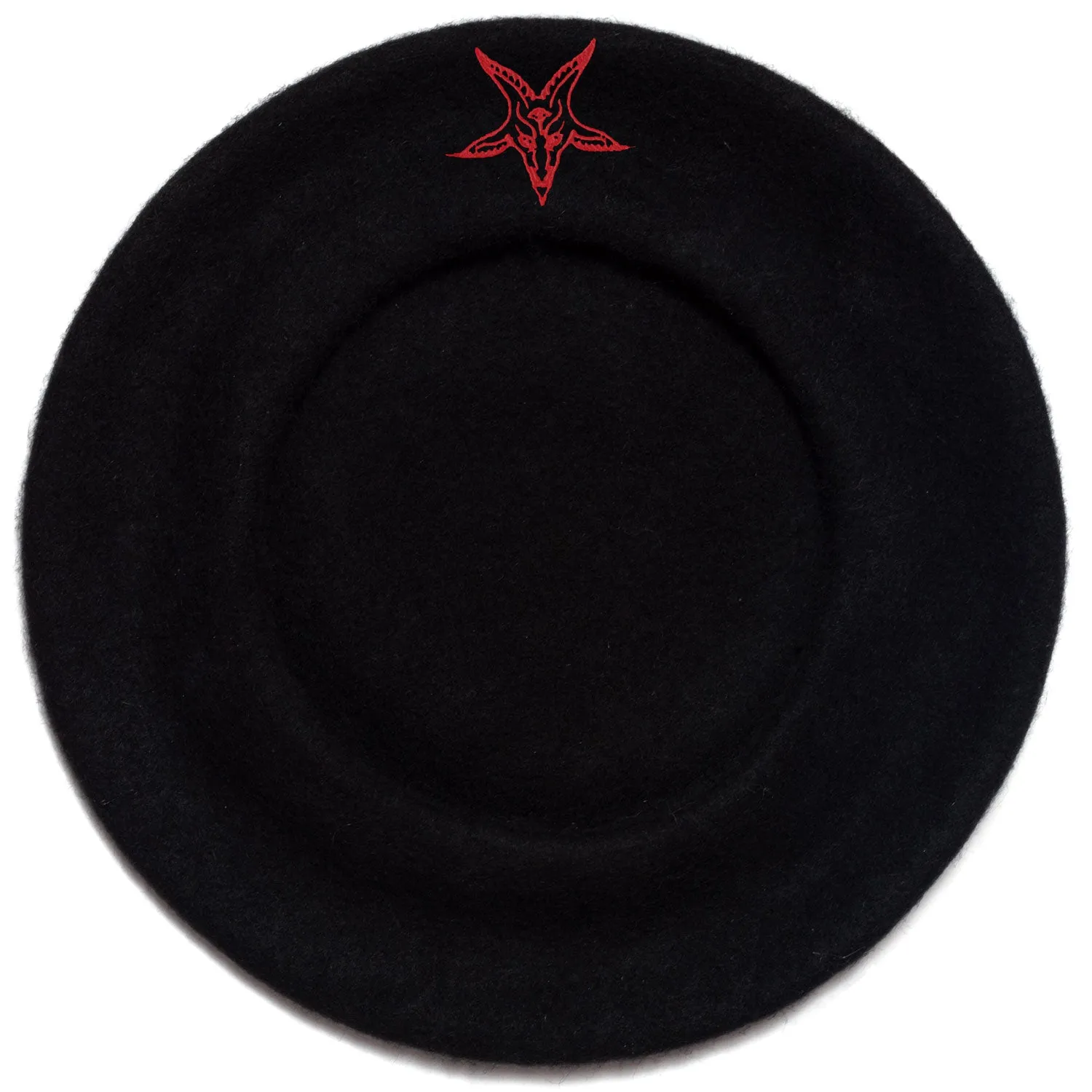 Beret-Goat Head Black