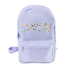 Betsy Gray Liberty of London Name Small Backpack - Purple