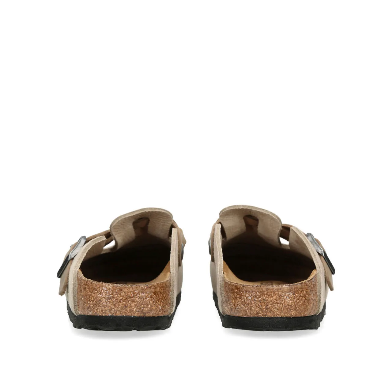 BIRKENSTOCK Boston Braided Suede Clogs - Brown