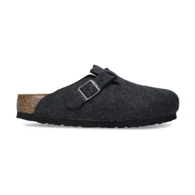 BIRKENSTOCK Boston Wool Clogs - Grey