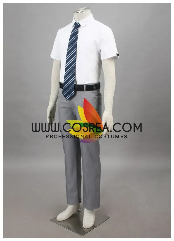 Bleach Karakura High School Male Summer Cosplay Costume