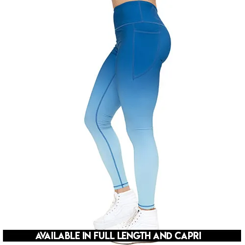 Blue Ombre Leggings