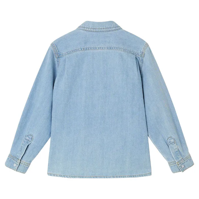 Bonpoint Child Bilal Shirt Light Blue Denim