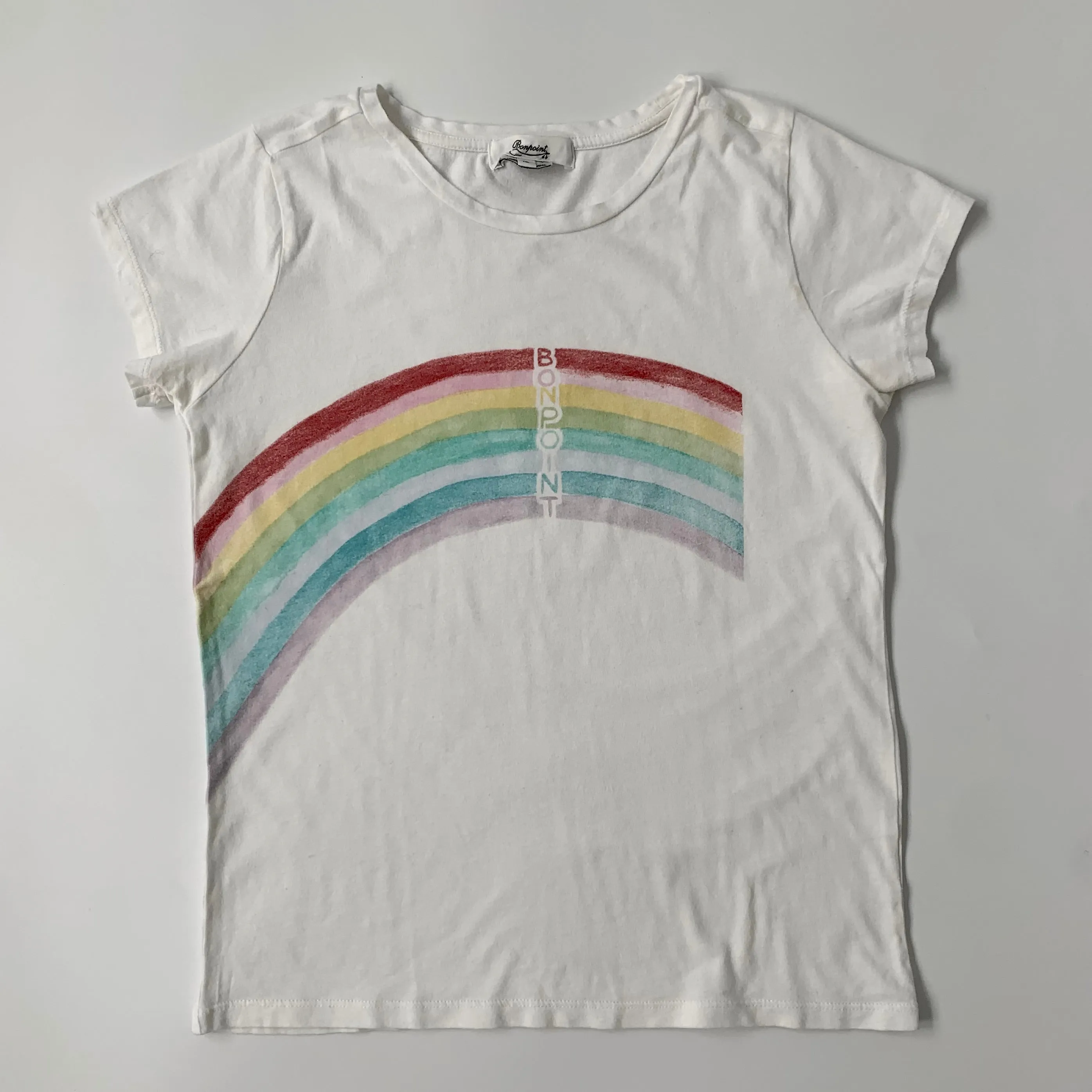 Bonpoint Rainbow Motif T-Shirt: 10 Years