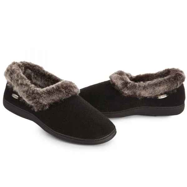 Chinchilla Collar Women Slippers