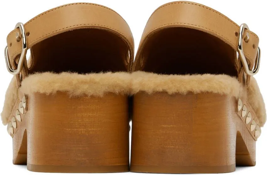 Chloé Tan Ninna Clogs