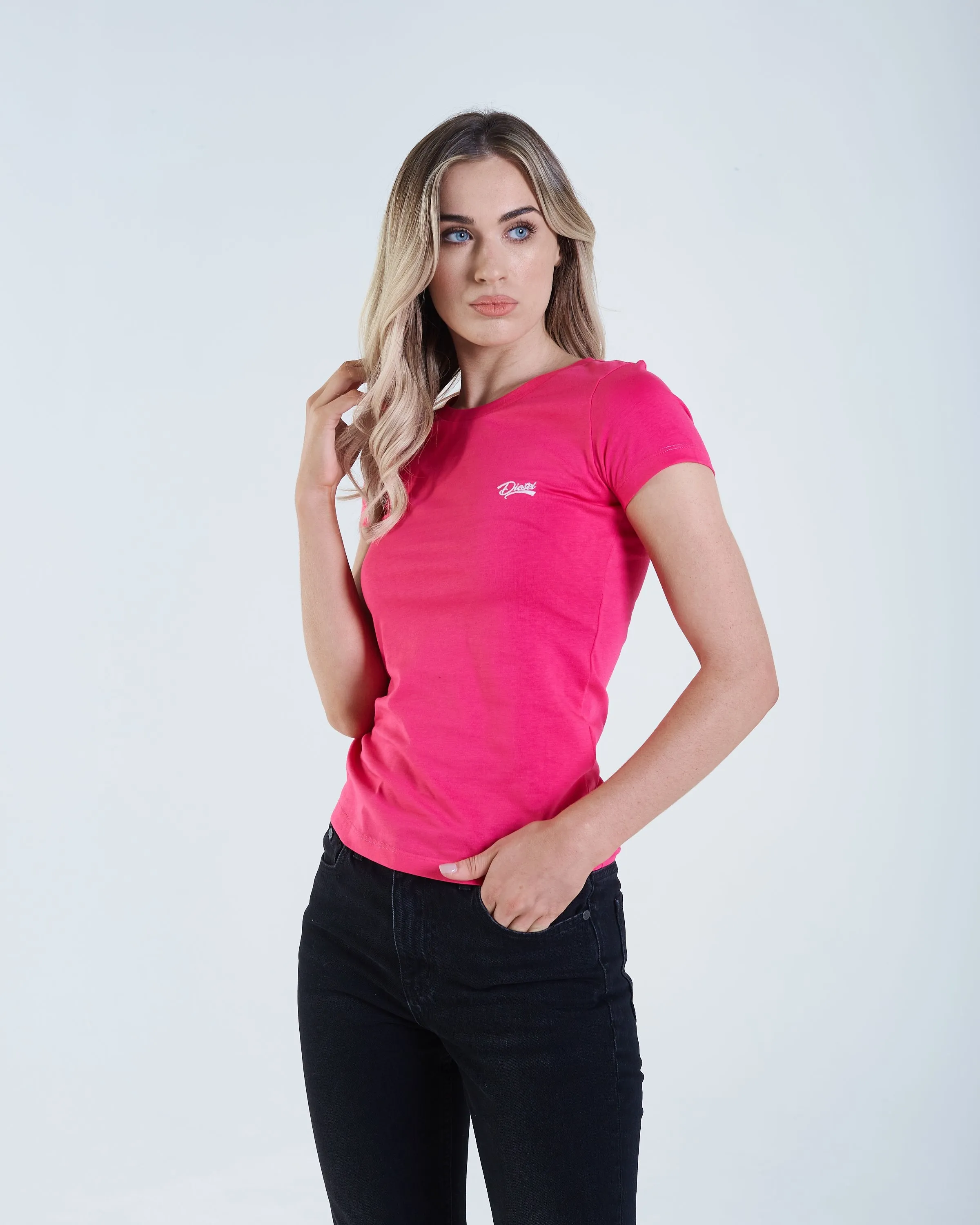 Cloda Basic T-Shirt Pink Glo