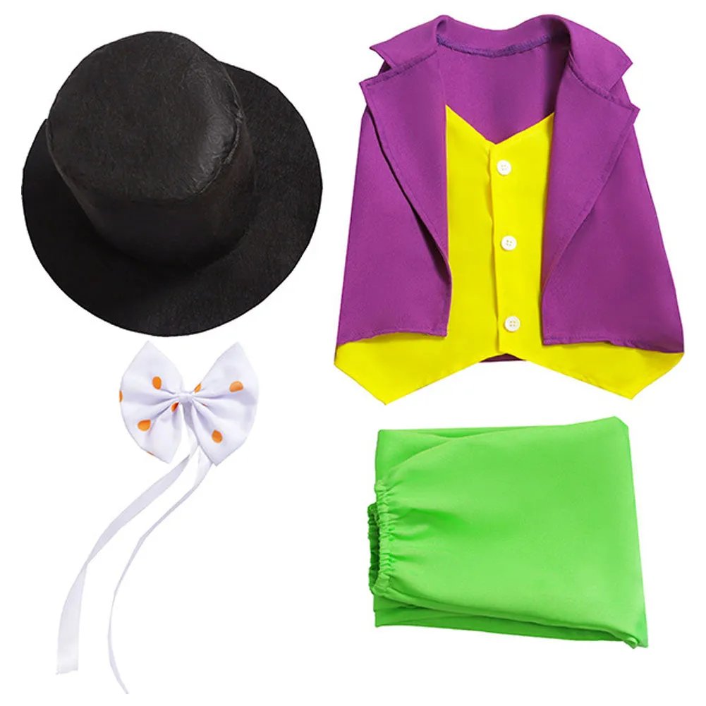 Cosplay Costume Outfits Halloween Carnival Suit Willy Wonka