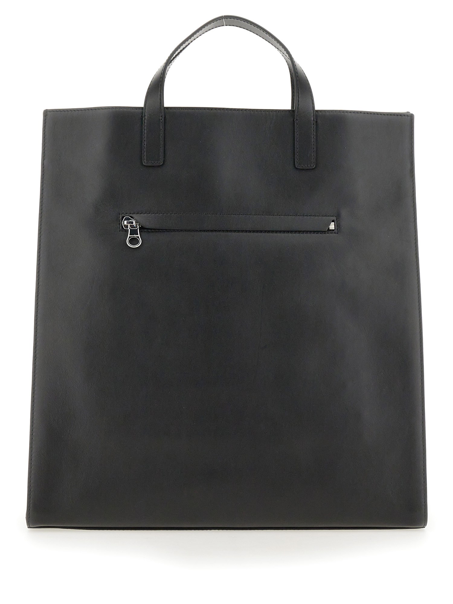 COURREGES    HERITAGE LEATHER TOTE BAG