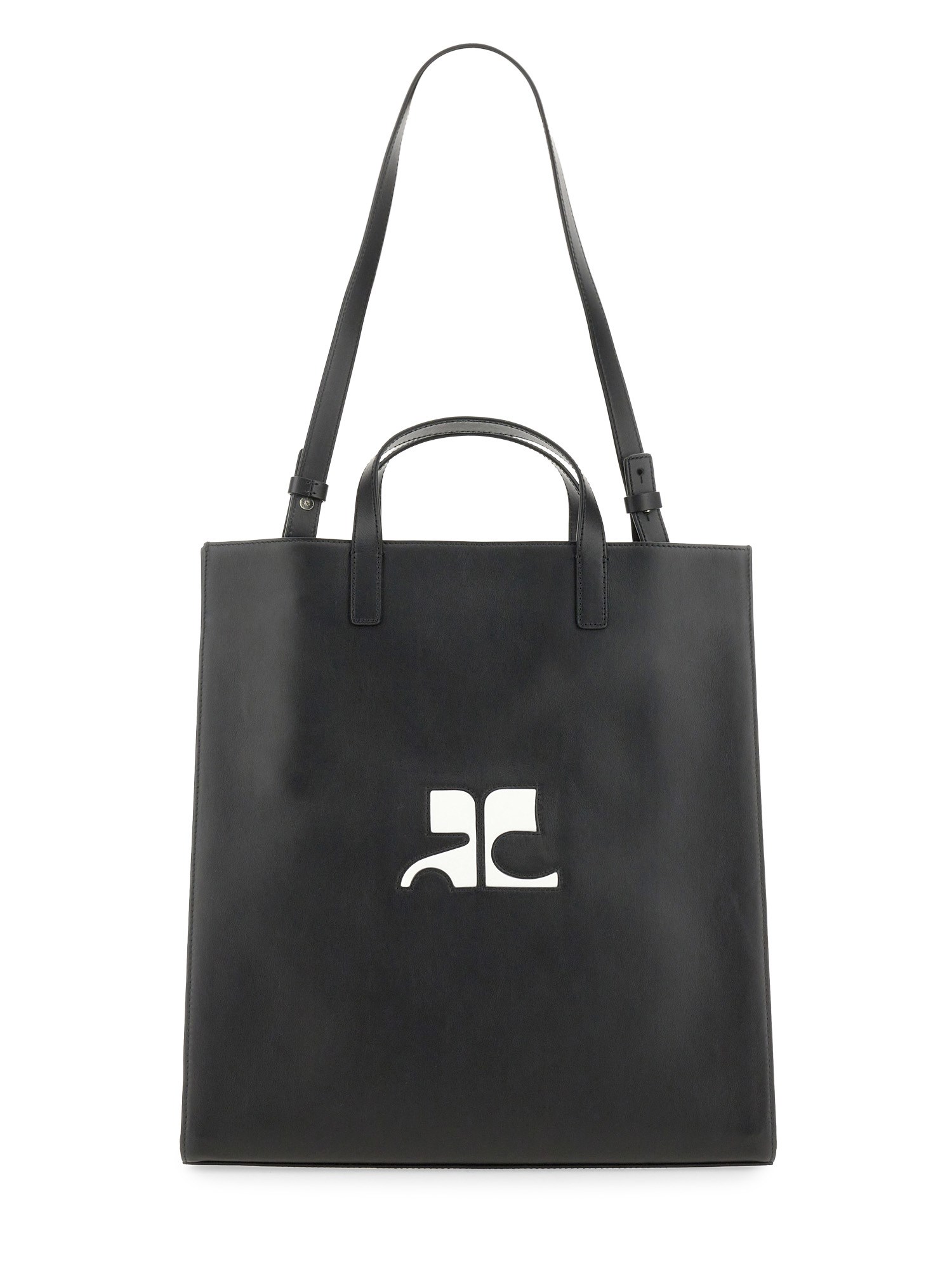 COURREGES    HERITAGE LEATHER TOTE BAG