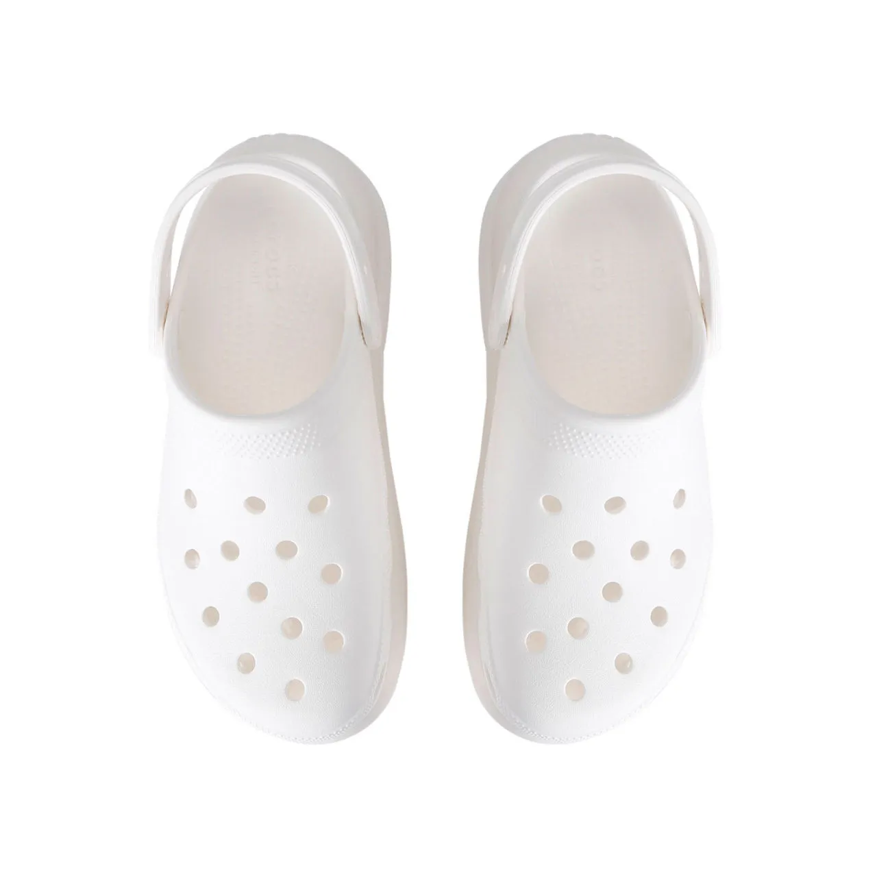 CROCS Classic Mega Crush Clogs - White