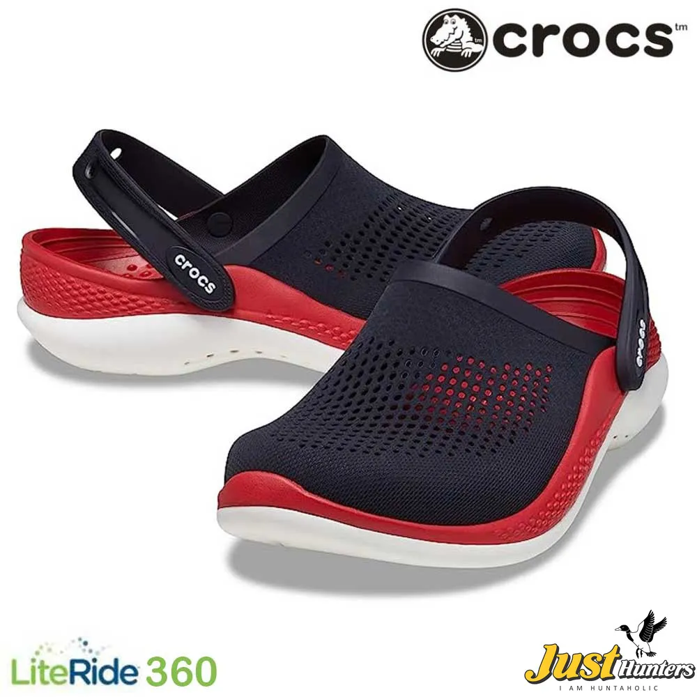 Crocs LiteRide 360 Clogs Black / Pepper Red