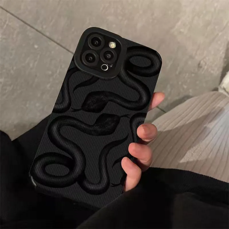 Dark Snake - Cute Phone Cases For iPhone 14 13 Pro Max 11 12 Pro 7 8 Plus X XS Max XR