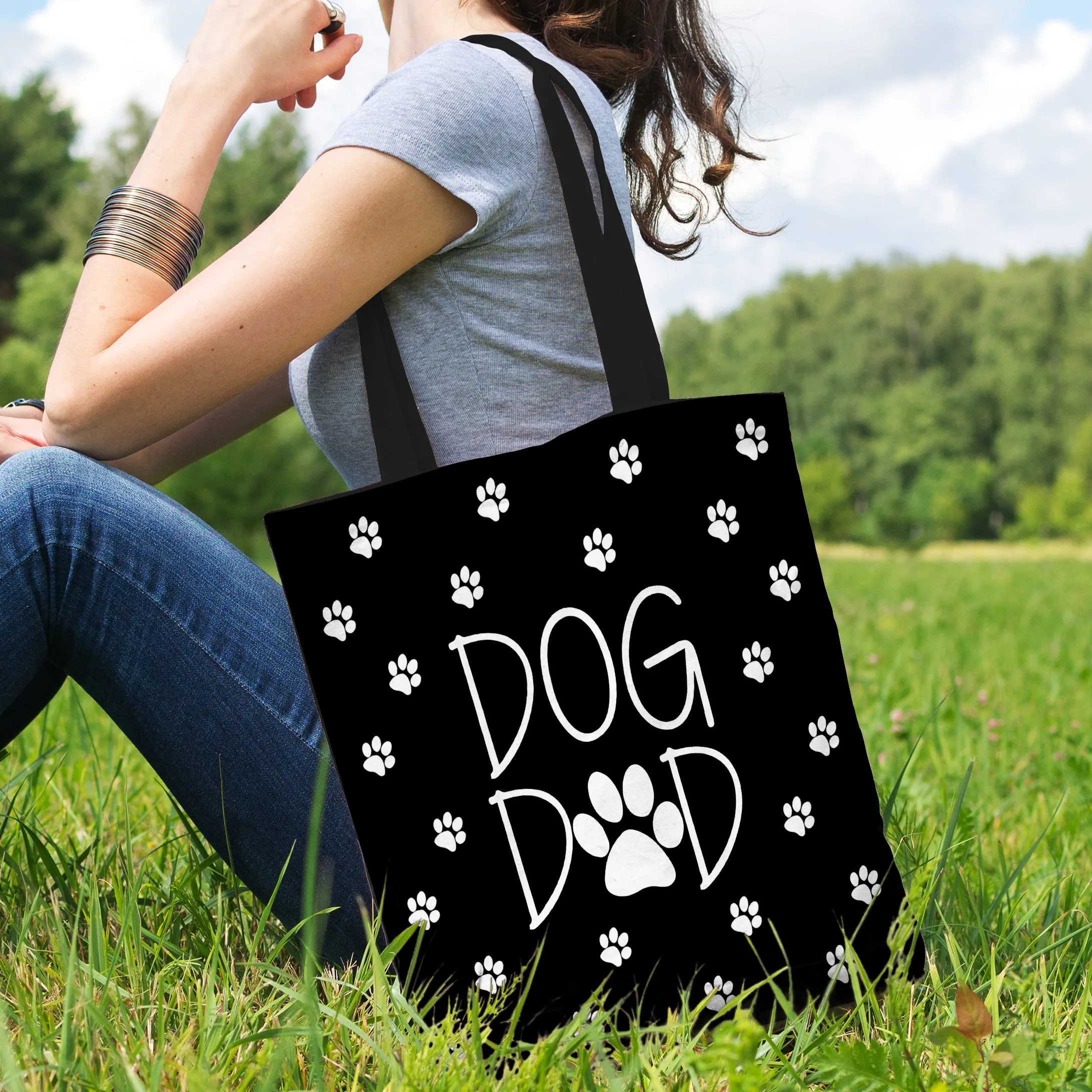 Dog Dad Tote Bag