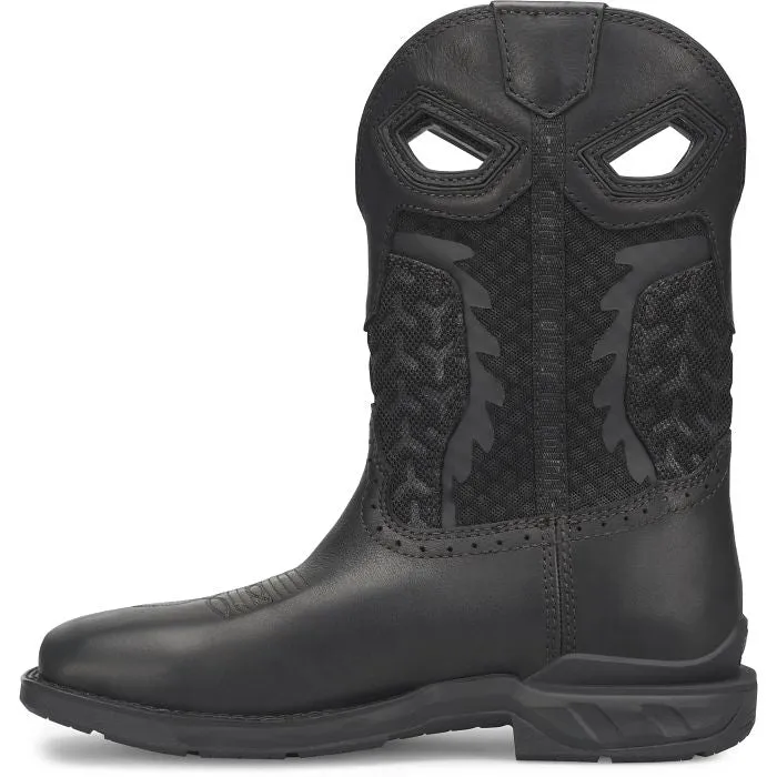 DOUBLE H MENS BLACK WATERPROOF ROPER: DH5381