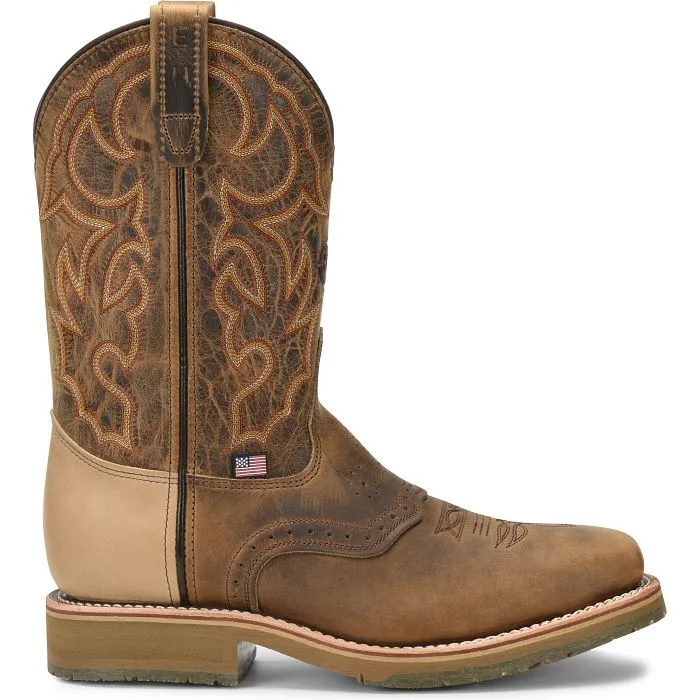 Double H Men's DWIGHT STEEL TOE SQUARE TOE WESTERN : DH3567