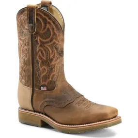 Double H Men's DWIGHT STEEL TOE SQUARE TOE WESTERN : DH3567