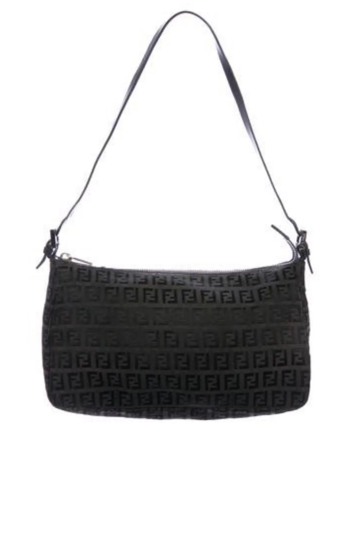 Fendi Black Zucca Handbag