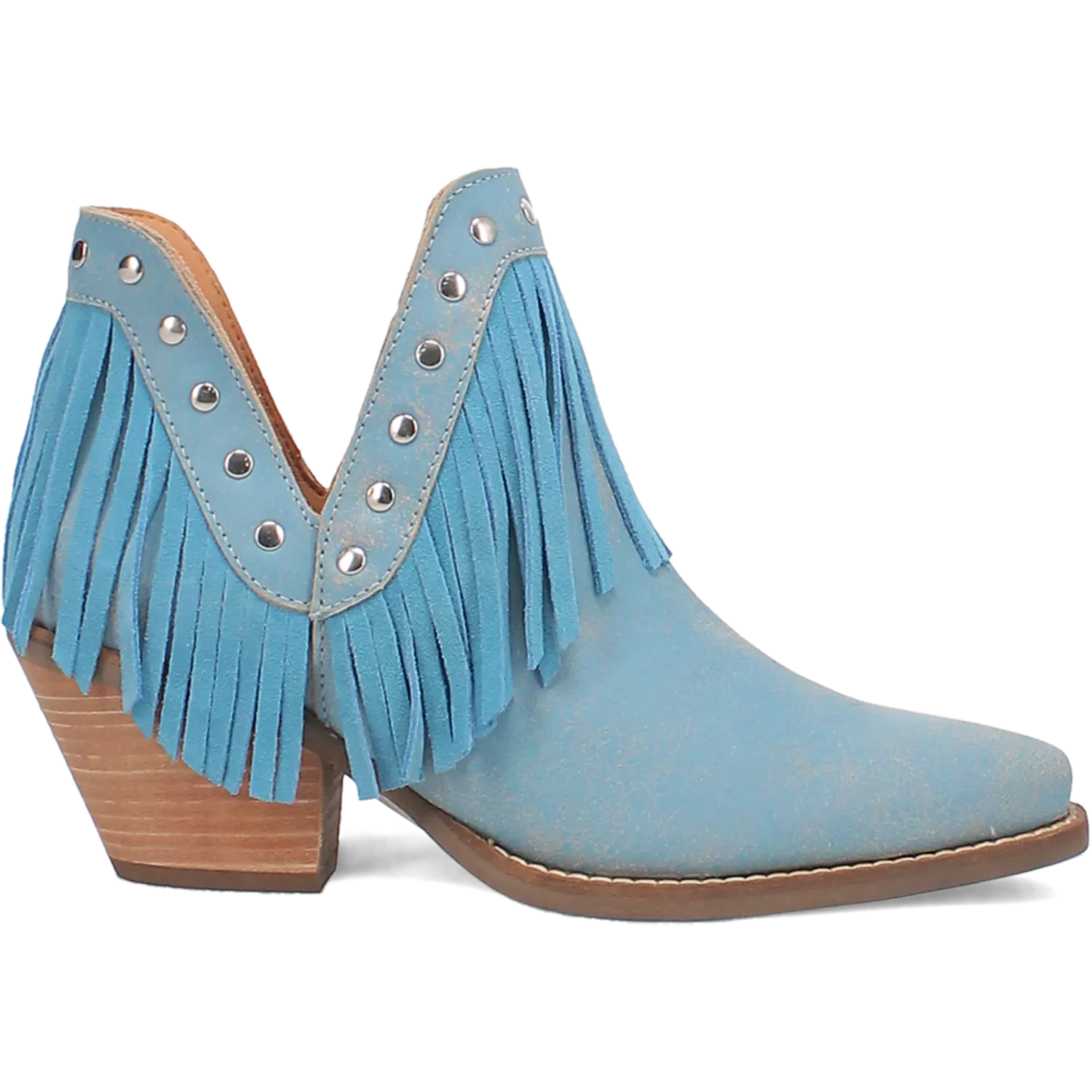 Fine N' Dandy Blue Leather Bootie (DS)