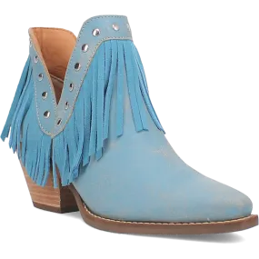 Fine N' Dandy Blue Leather Bootie (DS)