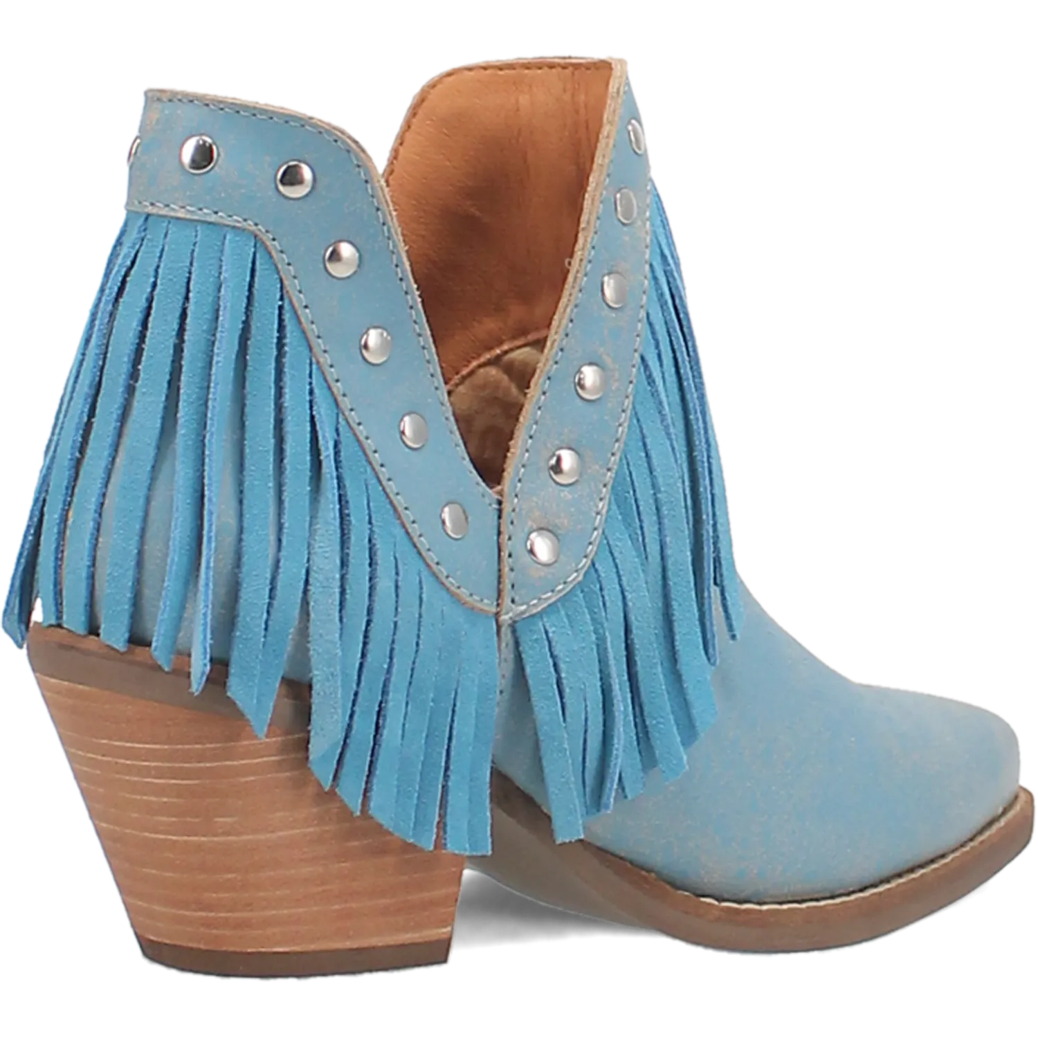 Fine N' Dandy Blue Leather Bootie (DS)