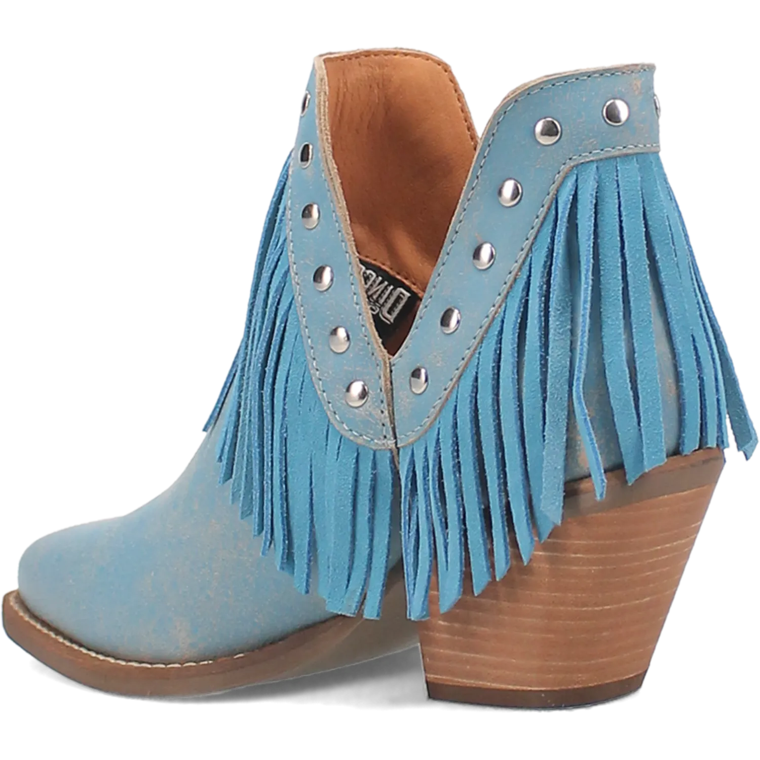 Fine N' Dandy Blue Leather Bootie (DS)