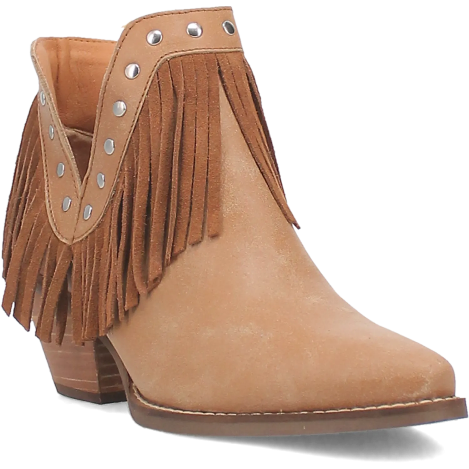 Fine N' Dandy Camel Leather Bootie (DS)