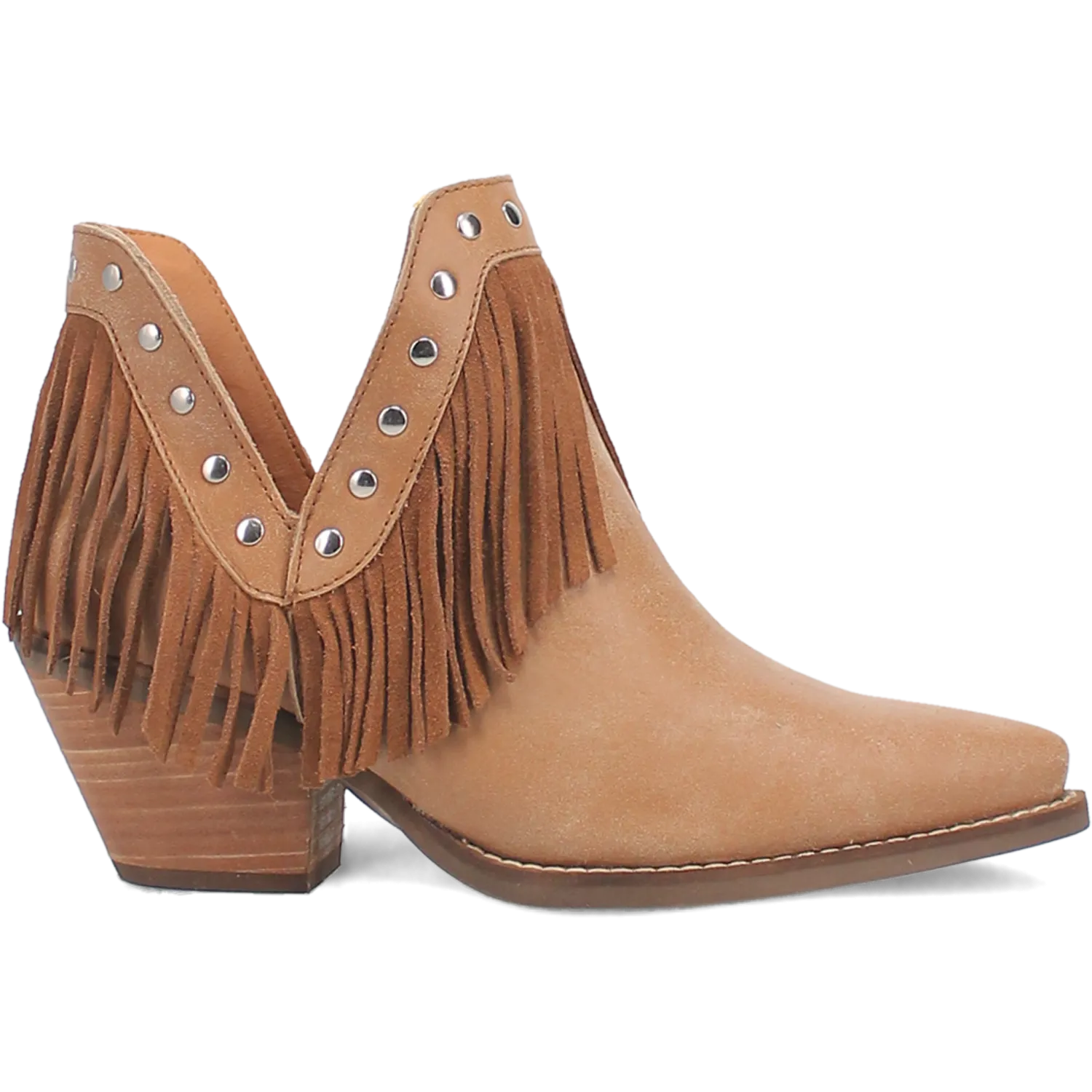 Fine N' Dandy Camel Leather Bootie (DS)