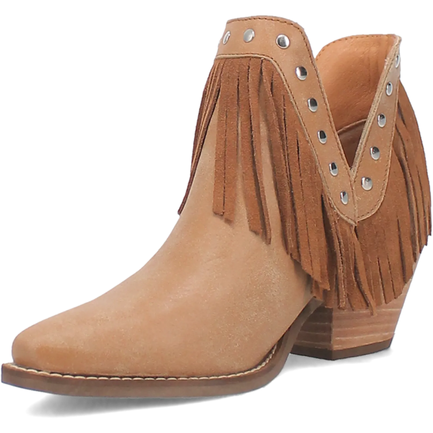 Fine N' Dandy Camel Leather Bootie (DS)