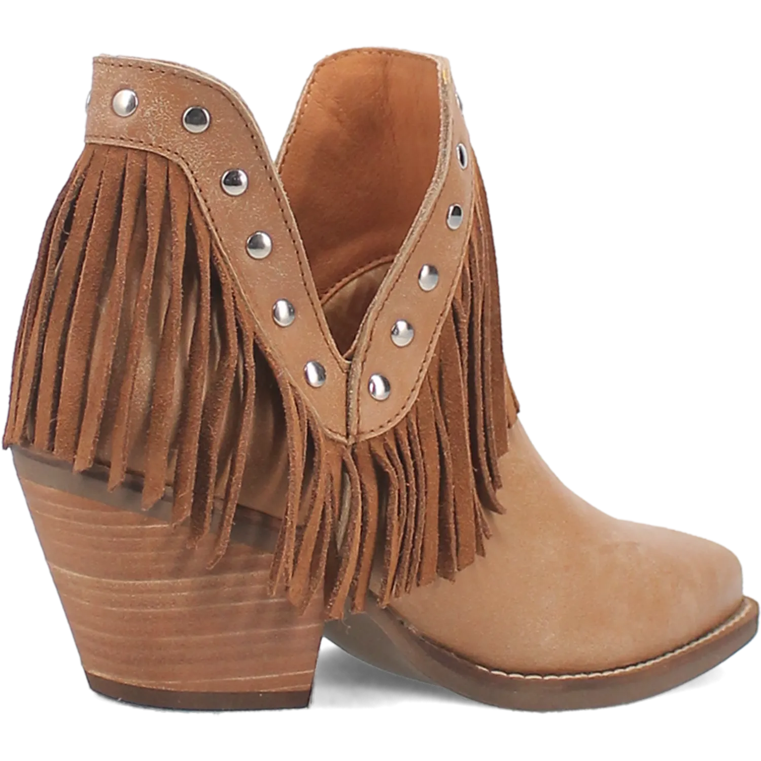 Fine N' Dandy Camel Leather Bootie (DS)