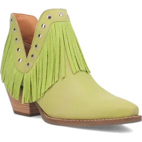 Fine N' Dandy Lime Leather Bootie (DS)