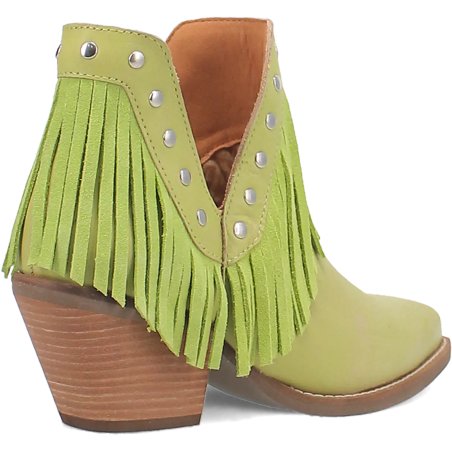 Fine N' Dandy Lime Leather Bootie (DS)